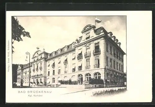 AK Bad Brückenau, Königliches Kurhôtel