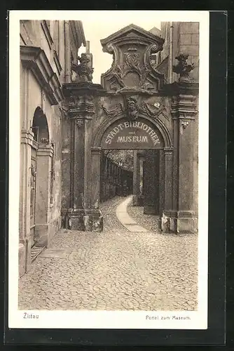 AK Zittau, Portal zum Museum