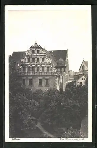 AK Zittau, Der Museumsgiebel