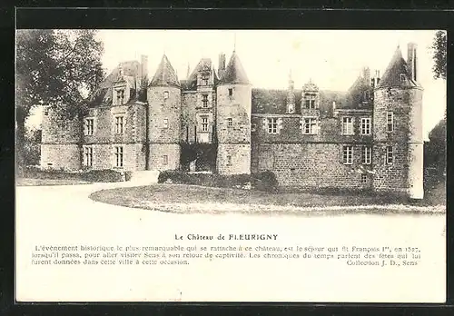 AK Fleurigny, Le Château de Fleurigny