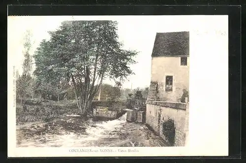 AK Coulanges-sur-Yonne, Vieux Moulin