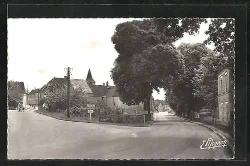 AK Courson-les-Carrières, La Grande Route