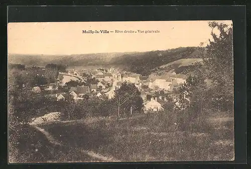 AK Mailly-la-Ville, Rive droite, Vue Générale