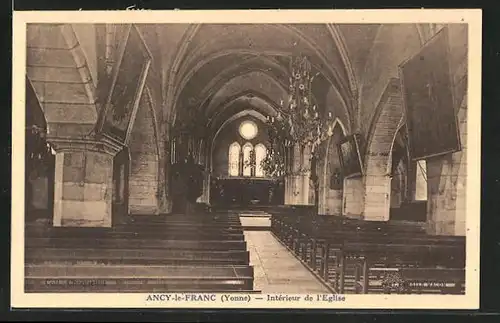 AK Ancy-le-Franc, Intérieur de l`Eglise