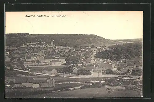 AK Ancy-le-Franc, Vue générale