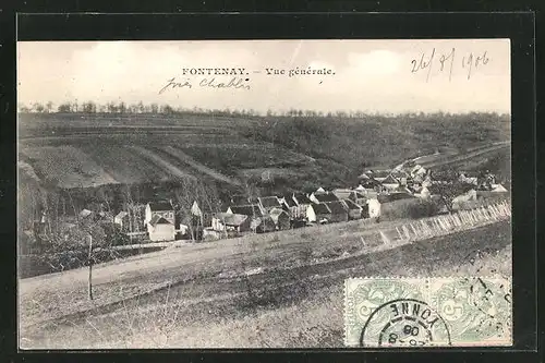 AK Fontenay-près-Chablis, Vue générale