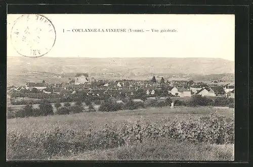 AK Coulange-la-Vineuse, Vue générale