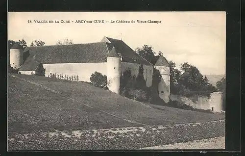 AK Arcy-sur-Cure, Le Chateau de Vieux-Champs