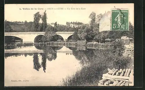AK Arcy-sur-Cure, Un Coin de la Cure