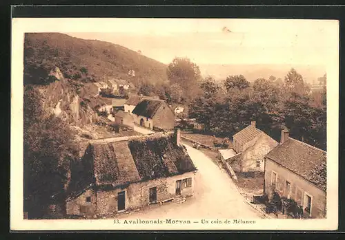 AK Avallonnais-Morvan, Un coin de Méluzien