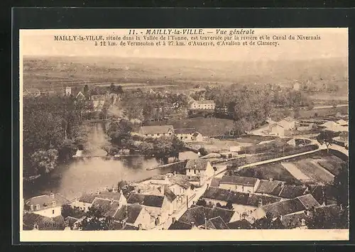 AK Mailly-la-Ville, Vue générale