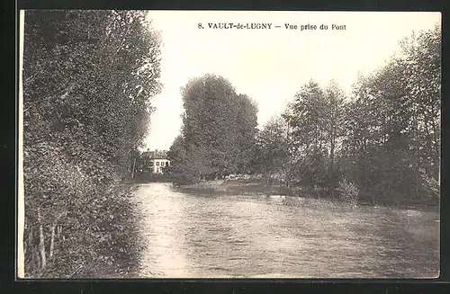 AK Vault-de-Lugny, Vue prise du Pont