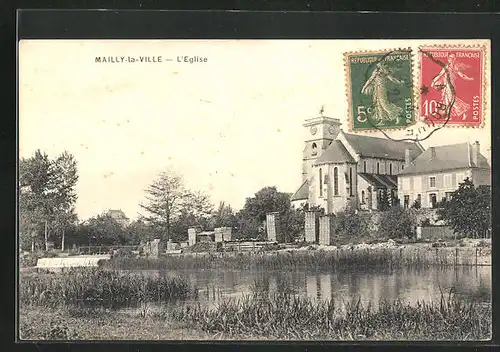 AK Mailly-la-Ville, L`Eglise