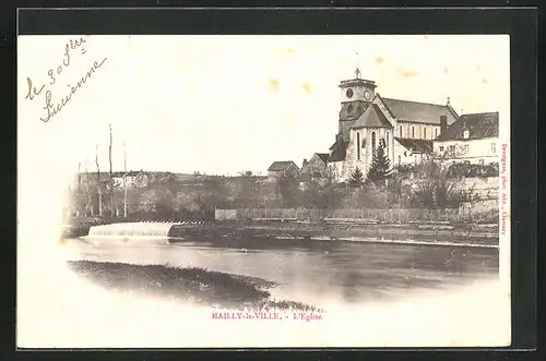 AK Mailly-la-Ville, L`Eglise