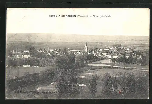 AK Cry-sur-Armancon, Vue générale