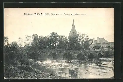 AK Cry-sur-Armancon, Pont sur l`Armancon