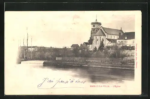 AK Mailly-la-Ville, L`Église