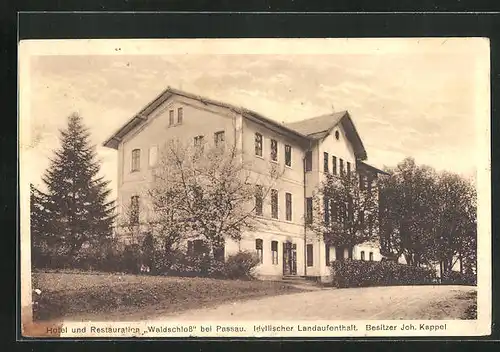 AK Passau, Hotel Waldschloss