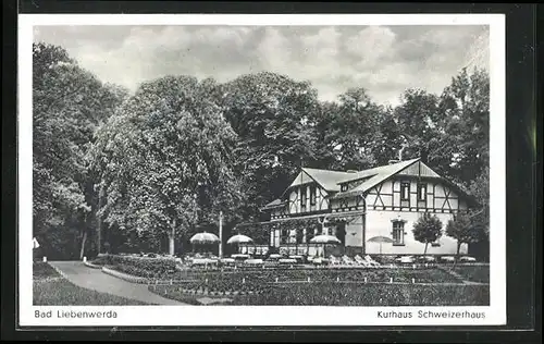 AK Bad Liebenwerda, Kurhaus Schweizerhaus