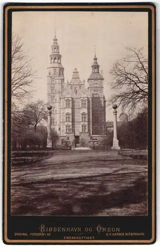 Fotografie E.V. Harboe, Kiöbenhavn, Ansicht Kiöbenhavn, Kirche Aussenansicht