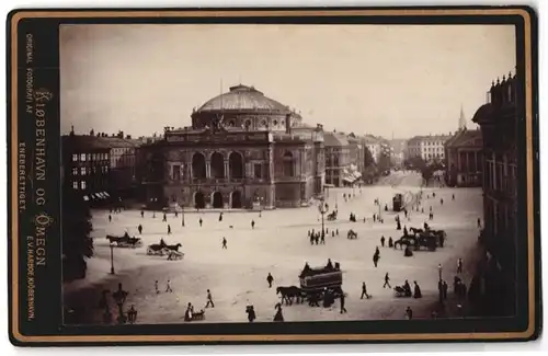 Fotografie E.V. Harboe, Kjobenhavn, Ansicht Kjobenhavn og Omegn, Am königlichen Theater