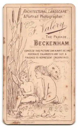 Fotografie Valery, Beckenham, The Parade, älterer Herr mit Seemannsbart