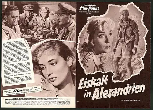 Filmprogramm IFB Nr. 4493, Eiskalt in Alexandrien, John Mills, Sylvia Syms, Regie: J. Lee-Thompson