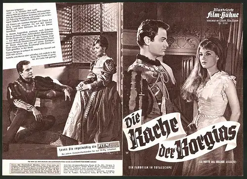 Filmprogramm IFB Nr. 5350, Die Rache der Borgias, Agnes Laurent, Fausto Tozzi, Regie: G. M. Scotese