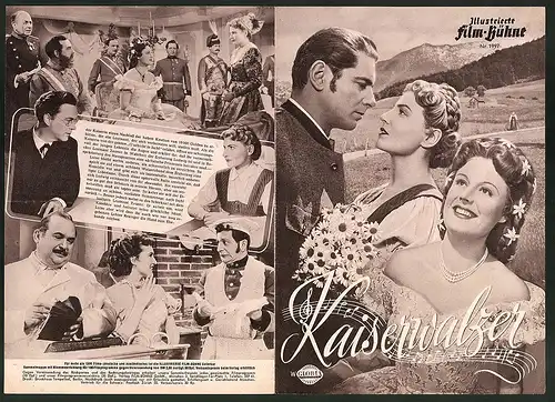 Filmprogramm IFB Nr. 1997, Kaiserwalzer, Willy Danek, Maria Holst, Regie: Franz Antel