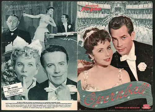 Filmprogramm IFB Nr. 3370, Opernball, Sonja Ziemann, Johannes Heesters, Regie: Ernst Marischka