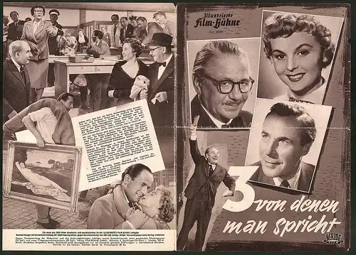 Filmprogramm IFB Nr. 2020, 3, von denen man spricht, Wolfgang Lukschy, Bruni Löbel, Regie: Axel v. Ambesser