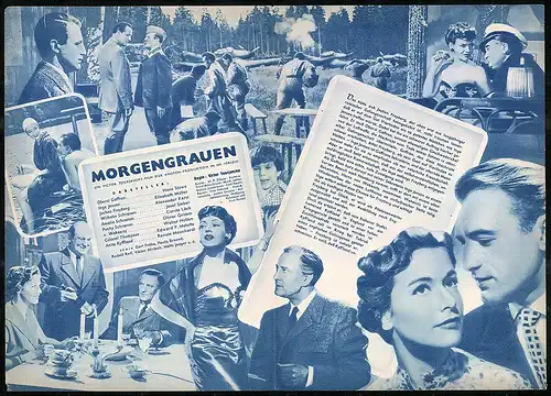 Filmprogramm Unser Hausprogramm, Morgengrauen, Hans Stüwe, Elisabeth Müller, Regie: Victor Tourjansky