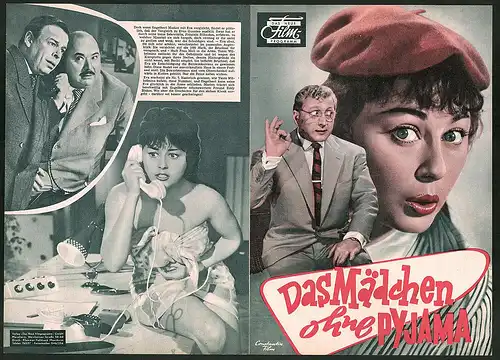 Filmprogramm DNF, Das Mädchen ohne Pyjama, Elma Karlowa, Gunther Philipp, Regie: Hans Quest