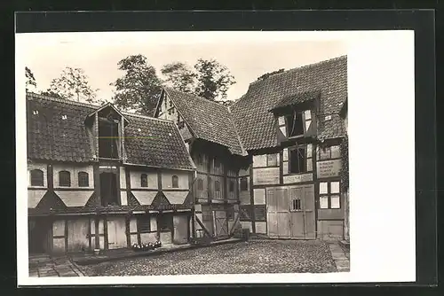 AK Salzwedel, Burgstrasse, Hof von 1543