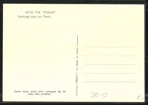 AK Avc nos Poilus, Rien n`arrête nos chars d`Assaut
