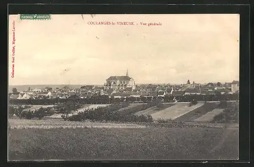 AK Coulanges-la-Vineuse, Vue générale