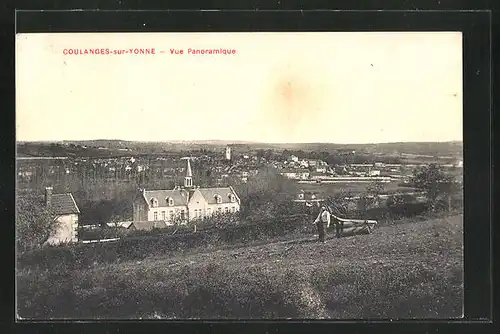 AK Coulanges-sur-Yonne, Vue Panoramique