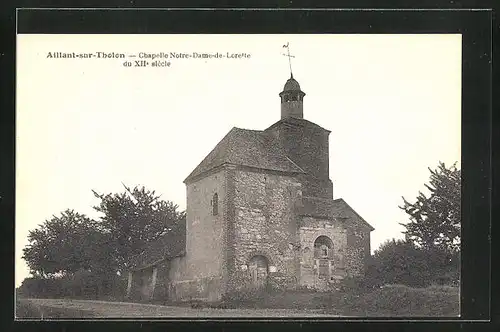 AK Aillant-sur-Tholon, Chapelle Notre-Dame-de-Lorette du XIIe siècle