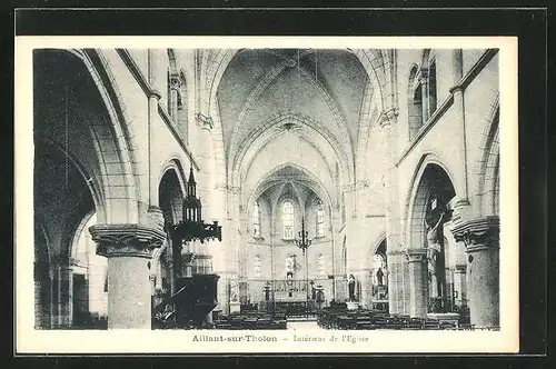 AK Aillant-sur-Tholon, Intérieur de l`Eglise