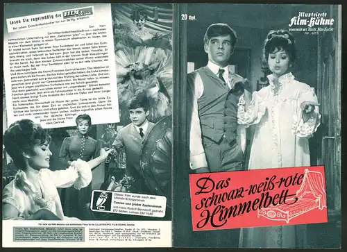 Filmprogramm IFB Nr. 6315, Das schwarz-weiss-rote Himmelbett, Daliah Lavi, Martin Held, Regie: Rolf Thiele
