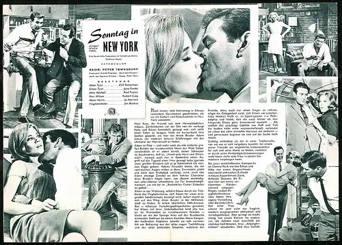 Filmprogramm IFB Nr. 6723, Sonntag in New York, Cliff Robertson, Jane Fonda, Regie: Peter Tewksbury