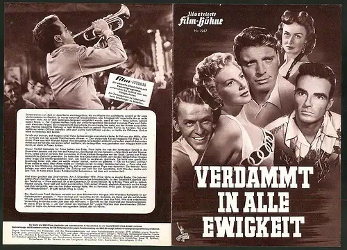 Filmprogramm IFB Nr. 2267, Verdammt in alle Ewigkeit, Burt Lancaster, Deborah Kerr, Regie: Fred Zinnemann