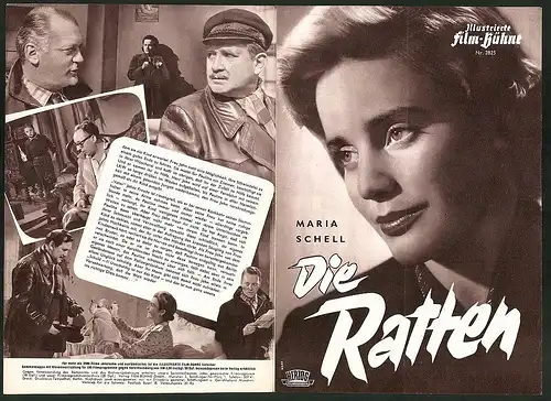 Filmprogramm IFB Nr. 2825, Die Ratten, Maria Schell, Curd Jürgens, Regie: Robert Siodmak