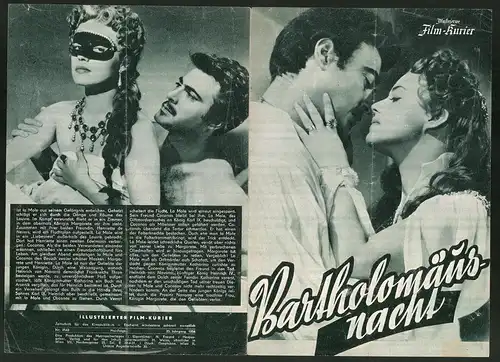 Filmprogramm IFK Nr. 2543, Bartholomäusnacht, Jeanne Moreau, Francoise Rosay, Regie Jean Dreville