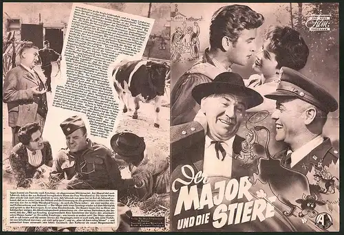 Filmprogramm DNF, Der Major und die Stiere, Attila Hörbiger, Fritz Tillmann, Regie Eduard von Borsody
