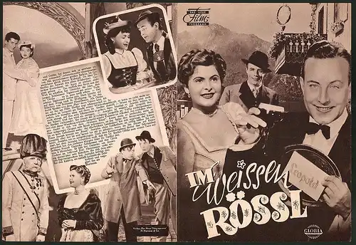 Filmprogramm DNF, Im weissen Rössl, Johanna Matz, Johannes Heesters, Regie Willi Forst