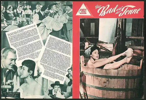 Filmprogramm DNF, Das Bad auf der Tenne, Paul Klinger, Sonja Ziemann, Rudolf Platte, Regie Paul Martin