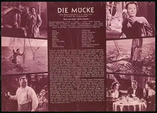 Filmprogramm DPVH Nr. 333, Die Mücke, Hilde Krahl, Margot Hielscher, Gustav Knuth, Regie Walter Reisch