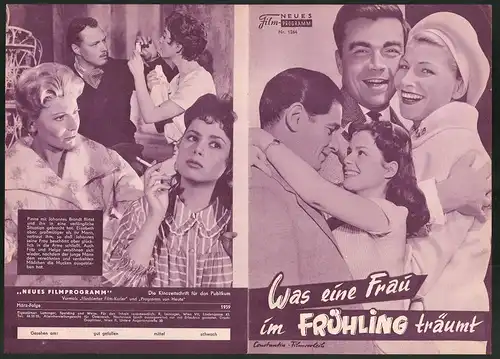 Filmprogramm NFP Nr. 1264, Was eine Frau im Frühling träumt, Winnie Markus, Rudolf Prack, Regie Erik Ode