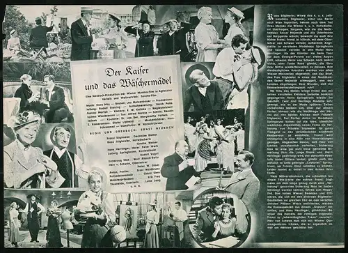 Filmprogramm NFP Nr. 657, Der Kaiser und das Wäschermädel, Germaine Damar, Grethe Weiser, Regie Ernst Neubach